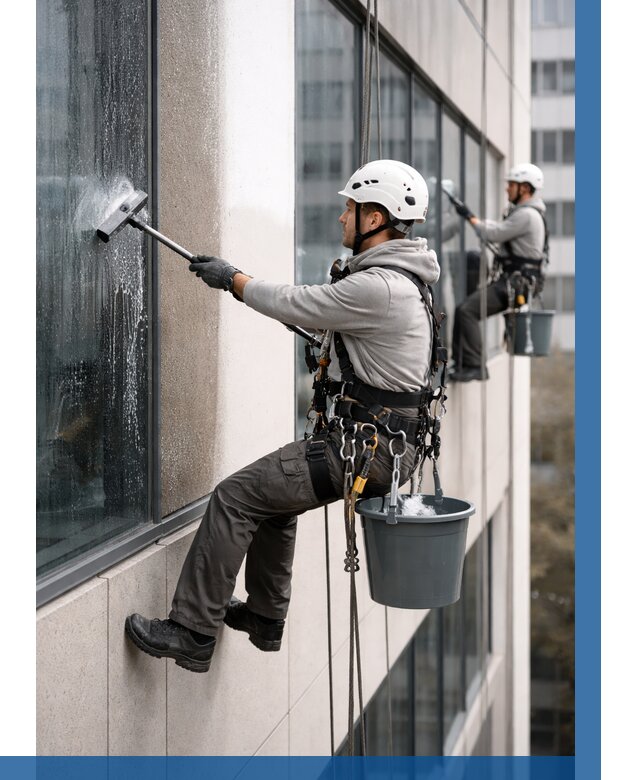 Мойка фасадов зданий в Новочеркасске под ключ от 358 р. | ВЫСОТНИК-Нвч