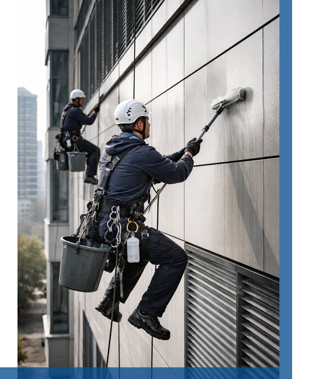 Мойка вентилируемого фасада в Новочеркасске от 256 р. | ВЫСОТНИК-Нвч