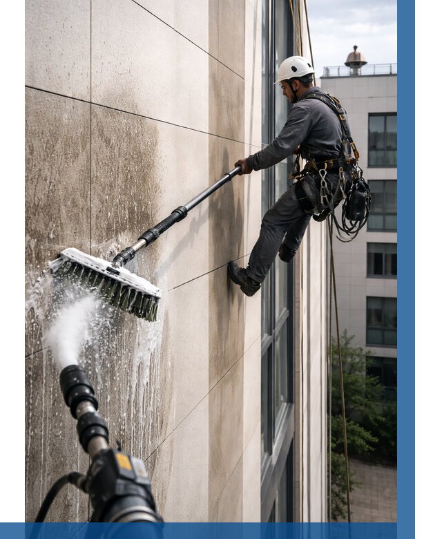 Мойка фасада из керамогранита в Новочеркасске от 307 р. | ВЫСОТНИК-Нвч