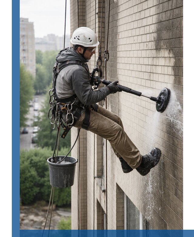 Очистка фасада от копоти в Новочеркасске профессионально и безопасно