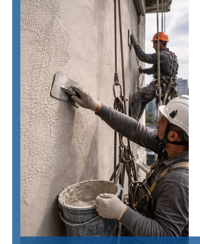 Декоративная штукатурка фасада с утеплением и защитой в Новочеркасске