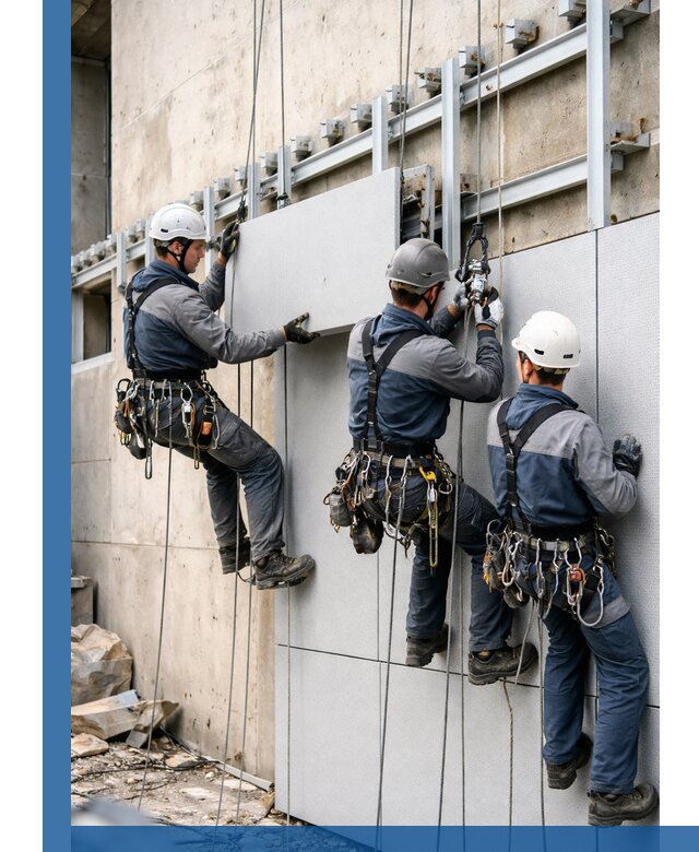 Монтаж вентилируемого фасада в Новочеркасске под ключ с гарантией качества