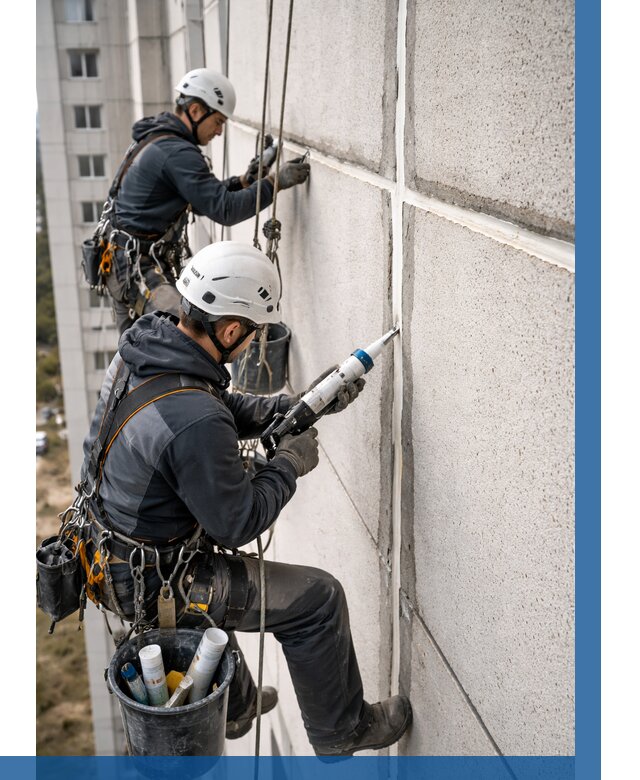 Герметизация межпанельных швов в Новочеркасске от 716 р. | ВЫСОТНИК-Нвч