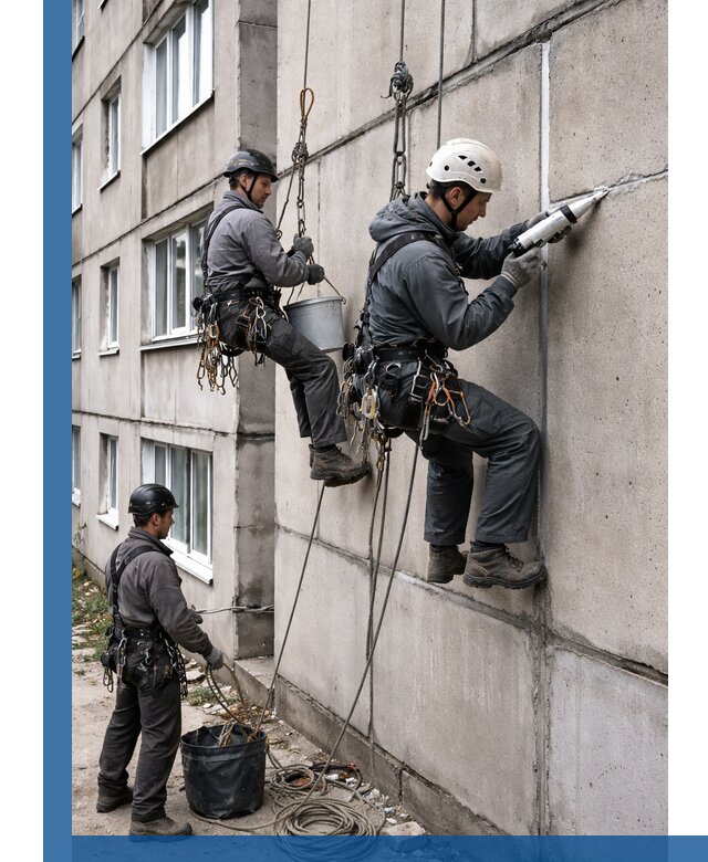 Герметизация межпанельных швов в Новочеркасске с гарантией герметичности