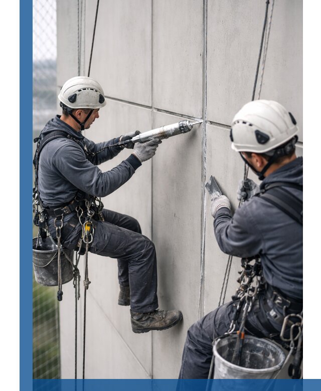 Первичная герметизация швов фасадов и кровель в Новочеркасске