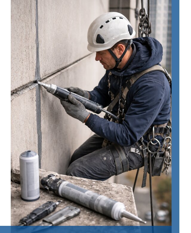 Вторичная герметизация швов в Новочеркасске от 461 р. | ВЫСОТНИК-Нвч