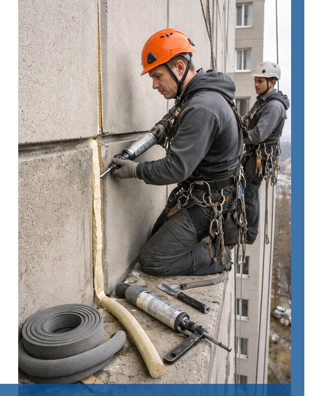 Теплый шов межпанельные швы в Новочеркасске от 716 р. | ВЫСОТНИК-Нвч