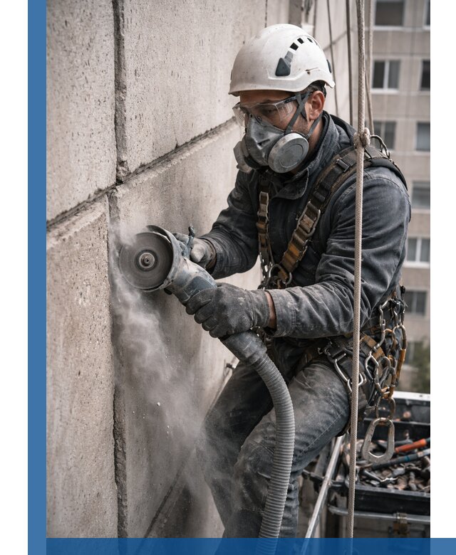 Штробление межпанельных швов в Новочеркасске качественно и быстро