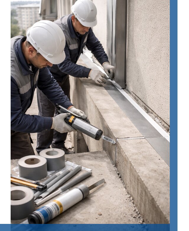 Герметизация примыкания балкона в Новочеркасске от 4605 р. | ВЫСОТНИК-Нвч