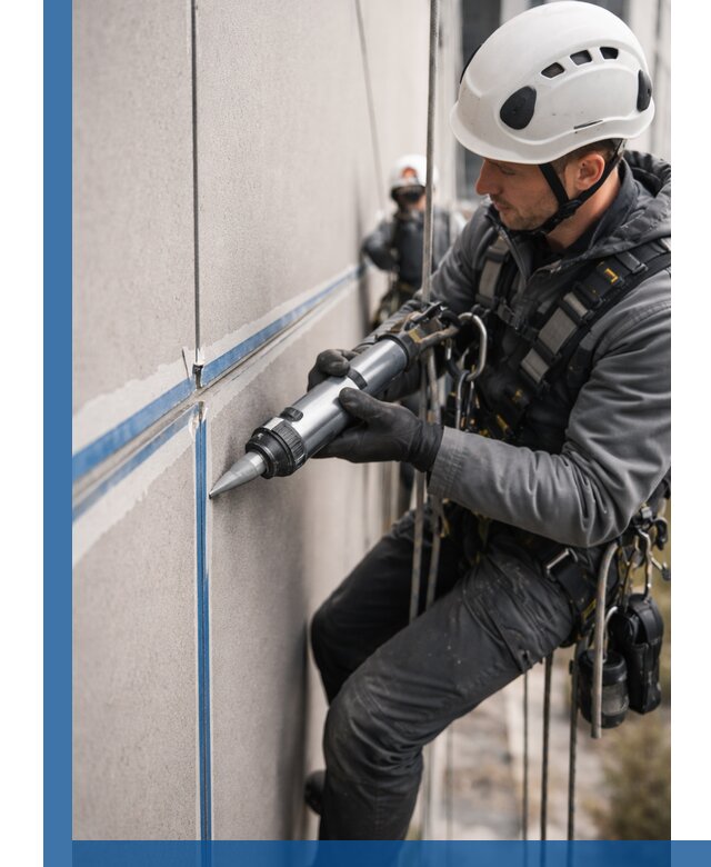 Герметизация стыков фасадных панелей в Новочеркасске качественно и быстро