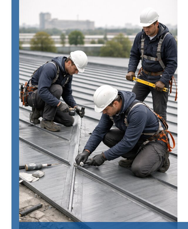 Ремонт фальцевой кровли в Новочеркасске срочно и качественно