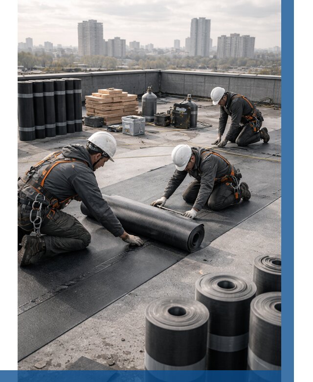 Монтаж мягкой кровли под ключ в Новочеркасске от 461 р. | ВЫСОТНИК-Нвч