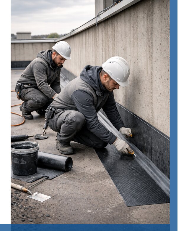 Гидроизоляция примыканий на кровле в Новочеркасске от 921 р. | ВЫСОТНИК-Нвч