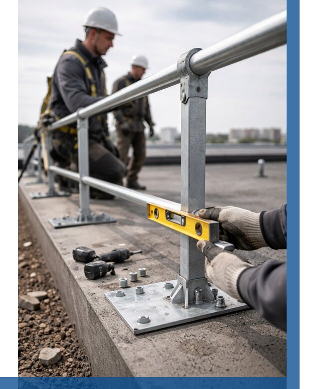 Монтаж кровельного ограждения в Новочеркасске от 1228 р. | ВЫСОТНИК-Нвч