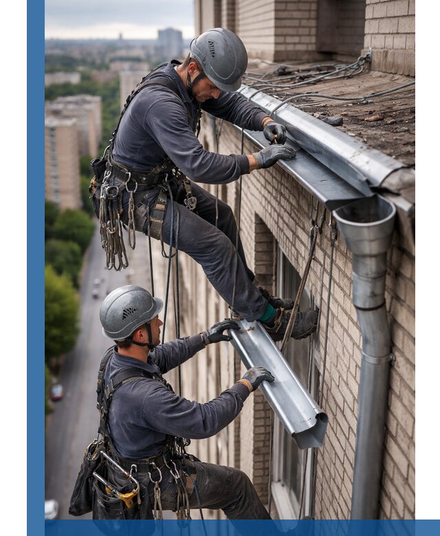 Ремонт водосточных желобов в Новочеркасске, быстро и качественно