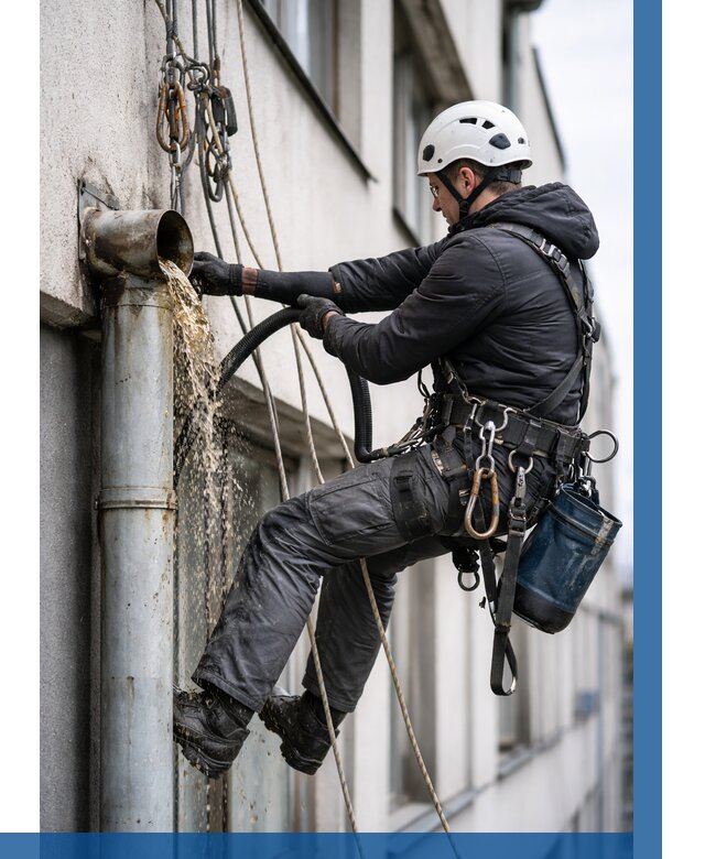 Прочистка водосточных труб в Новочеркасске от 3582 р. | ВЫСОТНИК-Нвч