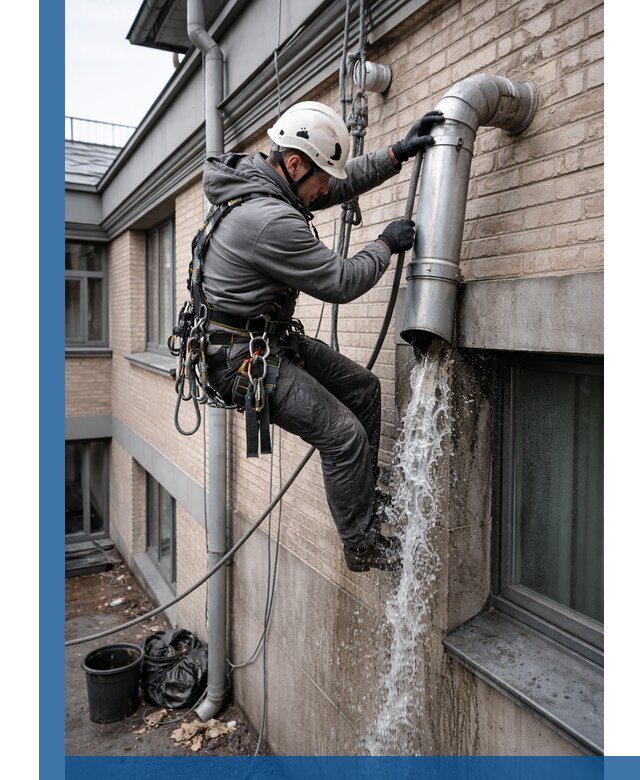 Профессиональная прочистка водосточных труб в Новочеркасске с гарантией