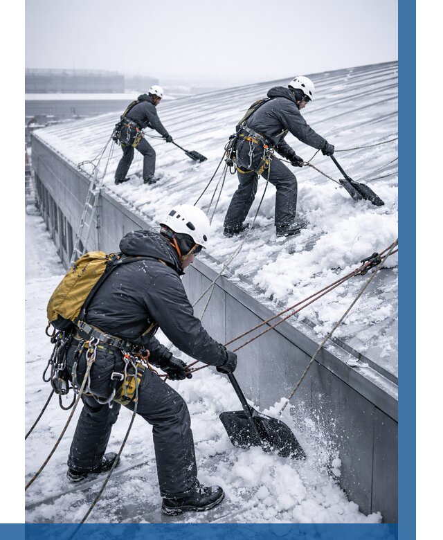 Очистка навесов от снега в Новочеркасске от 4605 р. | ВЫСОТНИК-Нвч