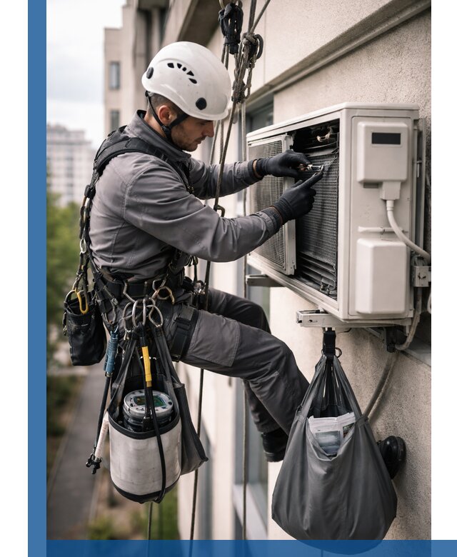 Обслуживание внешнего блока кондиционера в Новочеркасске профессионально