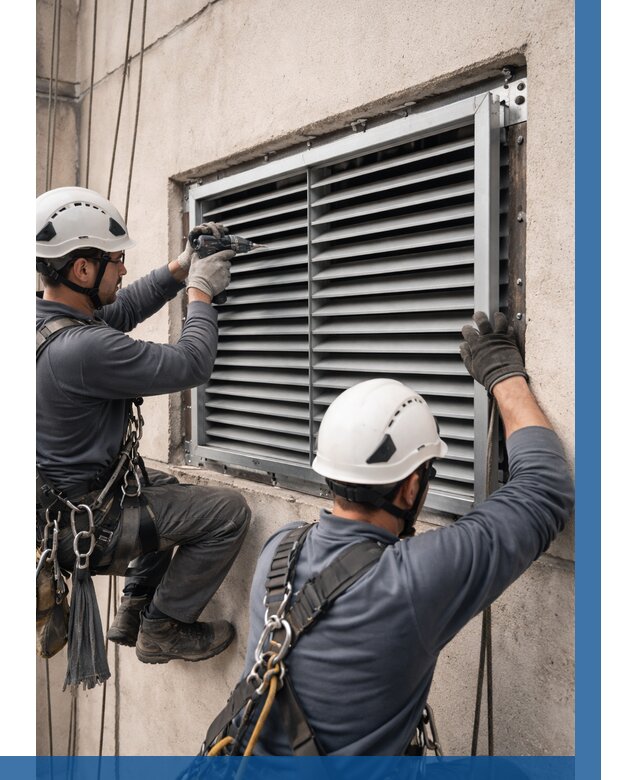 Монтаж вентиляционных решеток в Новочеркасске от 4605 р. | ВЫСОТНИК-Нвч