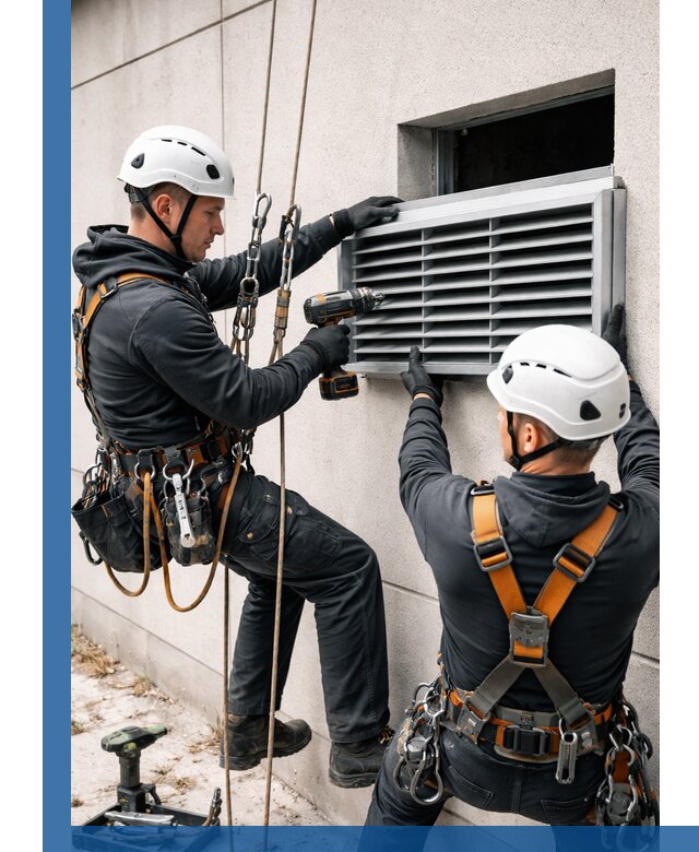 Монтаж вентиляционных решеток в Новочеркасске профессиональный сервис