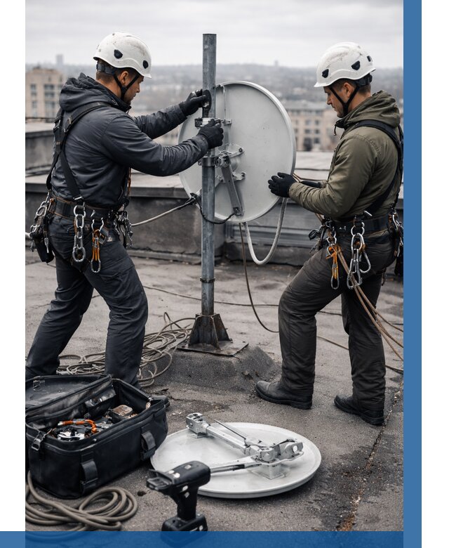 Демонтаж антенн на крыше в Новочеркасске от 4605 р. | ВЫСОТНИК-Нвч