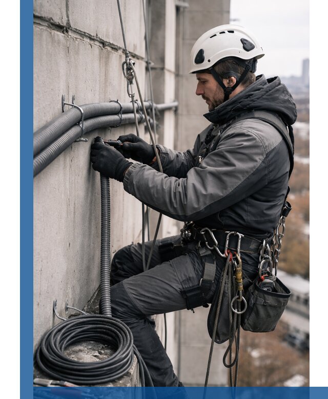 Профессиональный монтаж гофры для кабеля в Новочеркасске с гарантией