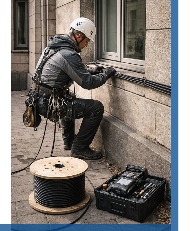 Прокладка оптоволоконного кабеля в Новочеркасске от 819 р. | ВЫСОТНИК-Нвч