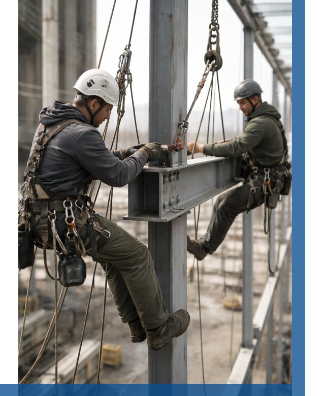 Монтаж металлоконструкций на высоте в Новочеркасске от 3582 р. | ВЫСОТНИК-Нвч