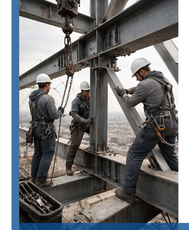 Профессиональный монтаж металлоконструкций на высоте в Новочеркасске