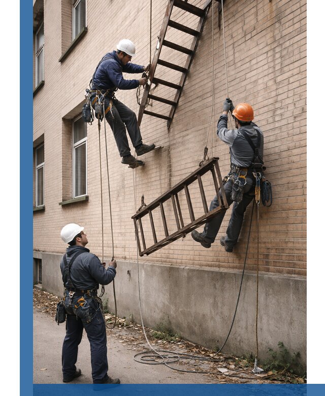 Демонтаж пожарной лестницы в Новочеркасске быстро и безопасно