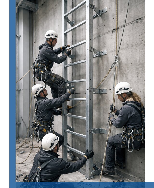 Монтаж металлических лестниц в Новочеркасске под ключ со гарантией