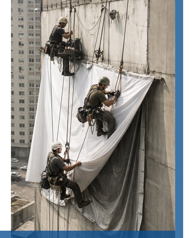 Замена баннерного полотна в Новочеркасске от 6652 р. | ВЫСОТНИК-Нвч—заказать