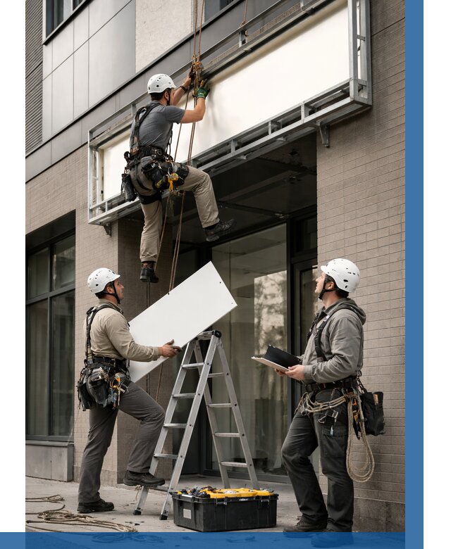 Монтаж светового короба в Новочеркасске от 6652 р. | ВЫСОТНИК-Нвч