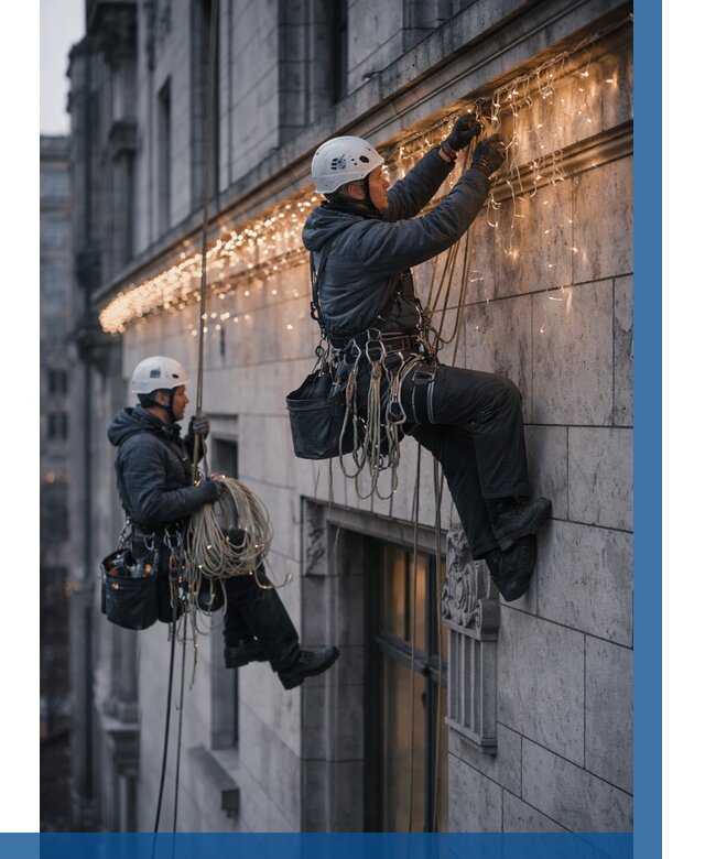 Монтаж новогодней иллюминации в Новочеркасске от 8699 р. | ВЫСОТНИК-Нвч