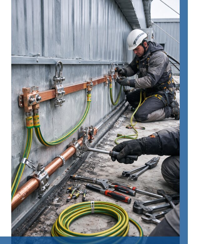 Монтаж заземления здания в Новочеркасске от 25585 р. | ВЫСОТНИК-Нвч