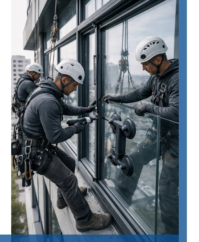 Витражное остекление зданий в Новочеркасске от 3582 р. | ВЫСОТНИК-Нвч