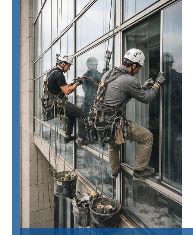 Ремонт витражных конструкций и фасадного остекления в Новочеркасске