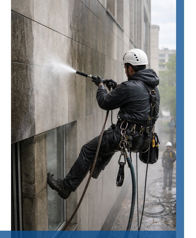 Гидроструйная очистка поверхностей в Новочеркасске от 870 р. | ВЫСОТНИК-Нвч