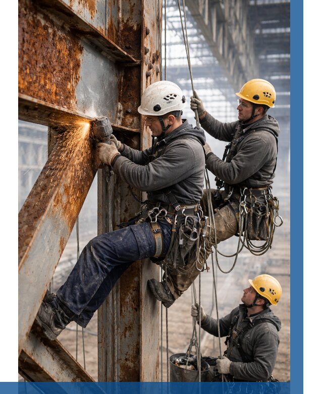 Зачистка металла от ржавчины в Новочеркасске от 358 р. | ВЫСОТНИК-Нвч