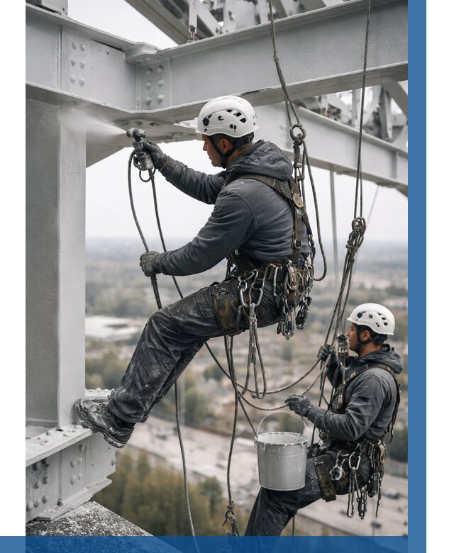 Покраска металлоконструкций на высоте в Новочеркасске 358 р |ВЫСОТНИК-Нвч