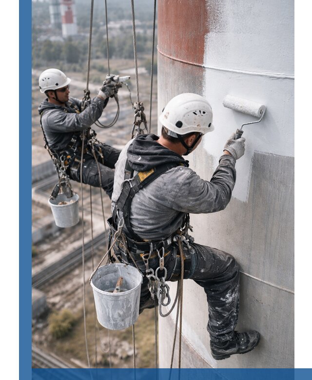 Покраска дымовых труб в Новочеркасске: антикоррозийная защита и восстановление