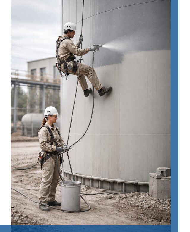 Покраска резервуаров в Новочеркасске от 1228 р. | ВЫСОТНИК-Нвч — заказать