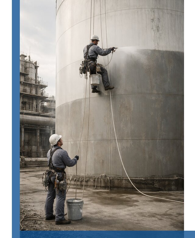 Покраска стальных резервуаров и емкостей в Новочеркасске профессионально