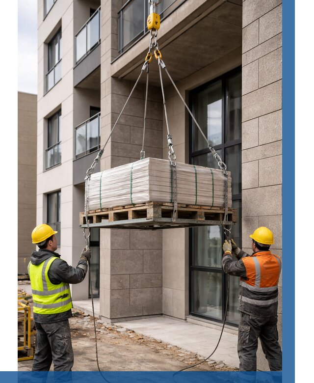 Подъем керамогранита на этаж в Новочеркасске от 3582 р. | ВЫСОТНИК-Нвч