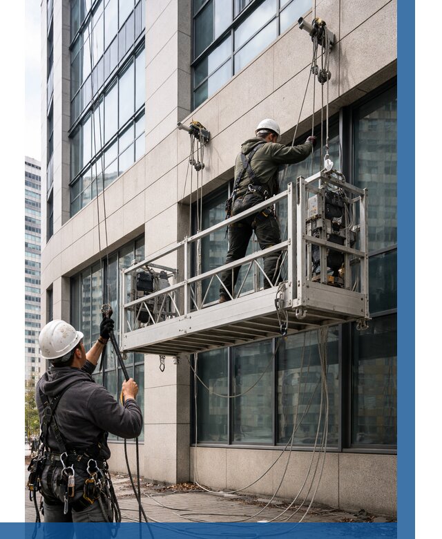 Монтаж и подъем фасадной люльки в Новочеркасске от 12281 р. | ВЫСОТНИК-Нвч