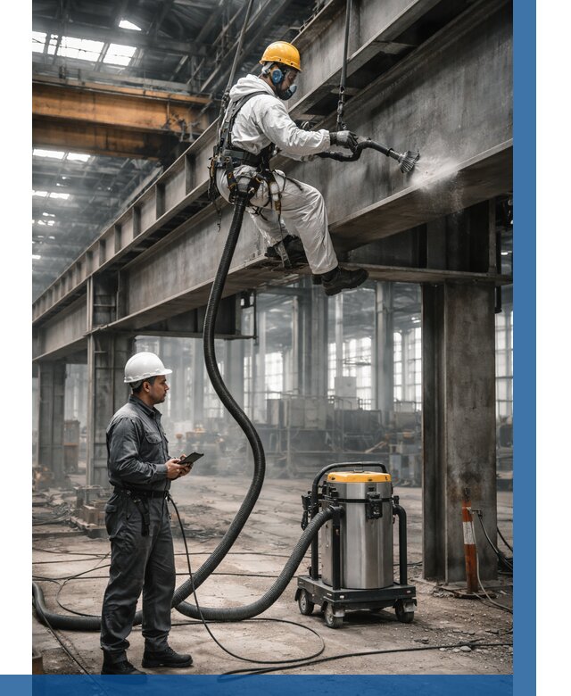 Обеспыливание конструкций в цехе в Новочеркасске от 4298 р. | ВЫСОТНИК-Нвч