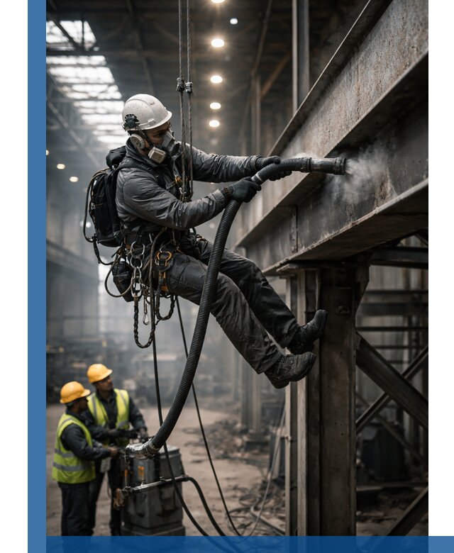 Обеспыливание конструкций в цехах промышленного производства в Новочеркасске