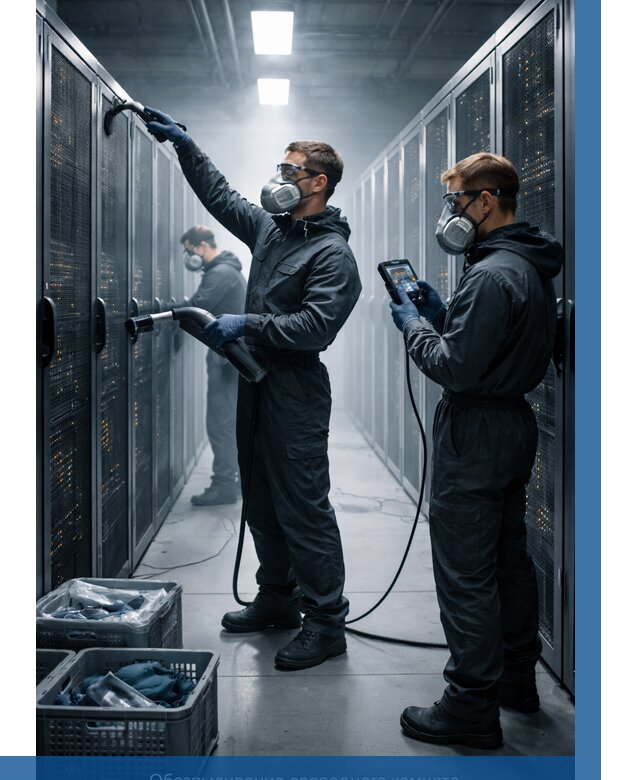 Обеспыливание серверной комнаты в Новочеркасске от 4605 р. | ВЫСОТНИК-Нвч