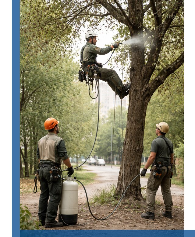 Обработка деревьев от вредителей в Новочеркасске профессиональная защита